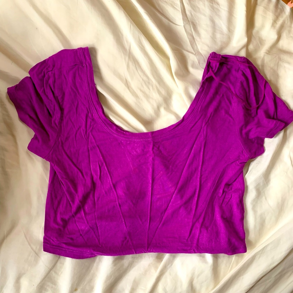 Aeropostal magenta crop top NWOT